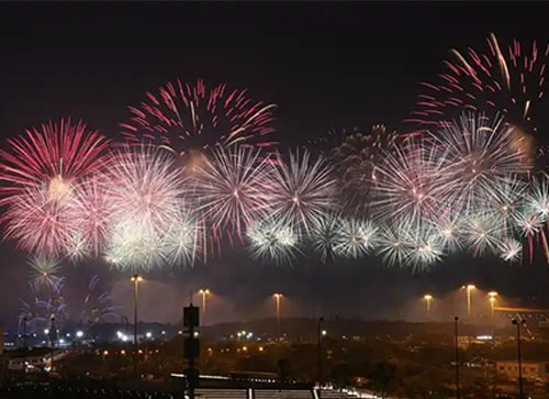 岳西县焰火晚会